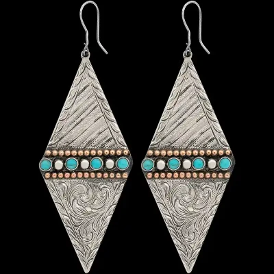 Cherokee Rose Earrings (In Stock)